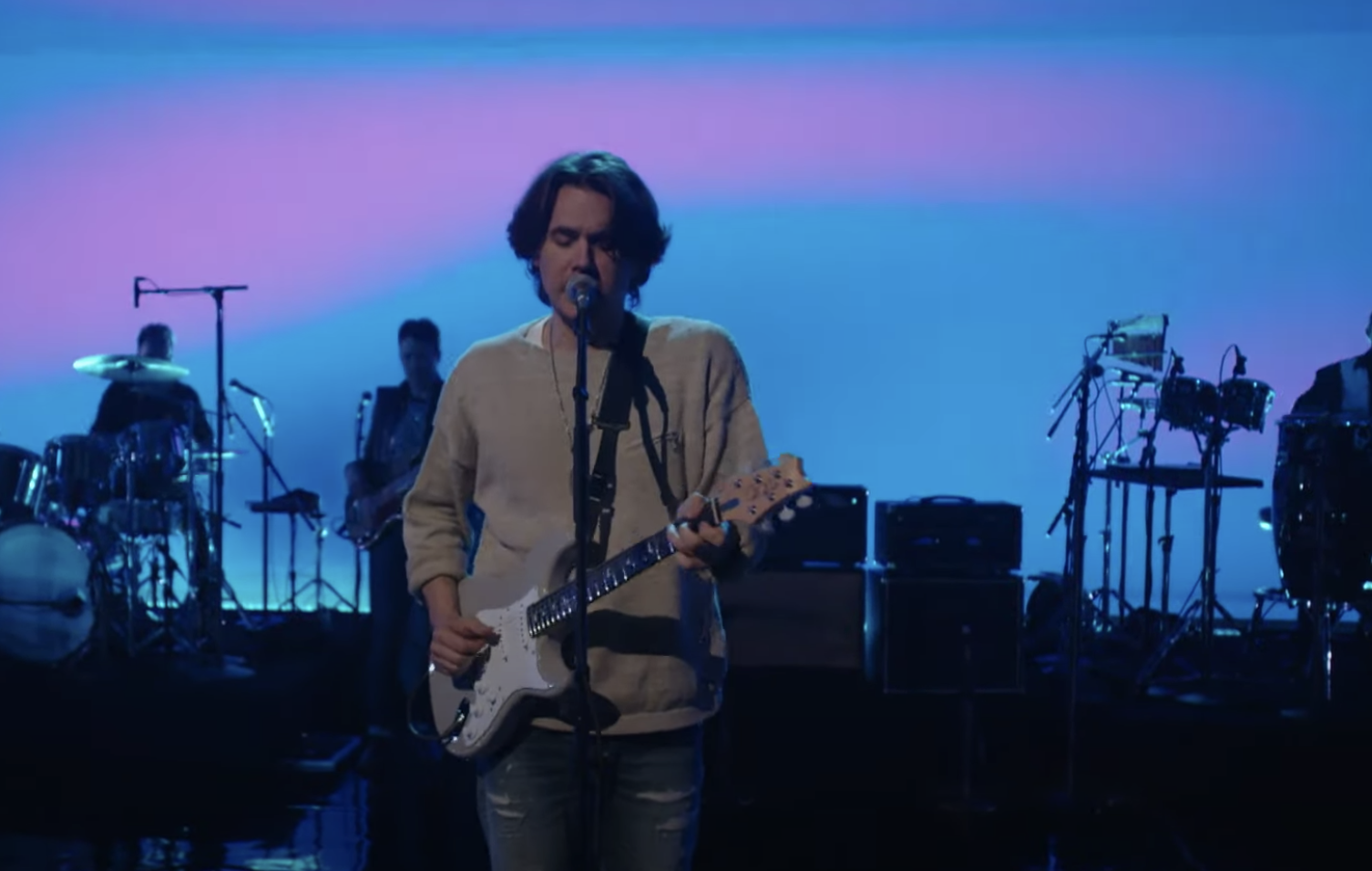John Mayer Showcases Intimate Single ‘Wild Blue’ on ‘Colbert’