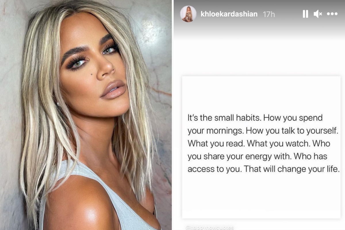 Khloe Kardashian says she focuses on the ‘small habits’ that ‘change her life’ after being ‘BANNED’ from the Met Gala