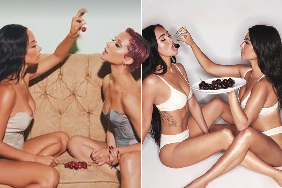 Kourtney Kardashian & Megan Fox accused of COPYING cherry photoshoot as designer claims ‘Black women are the blueprint’