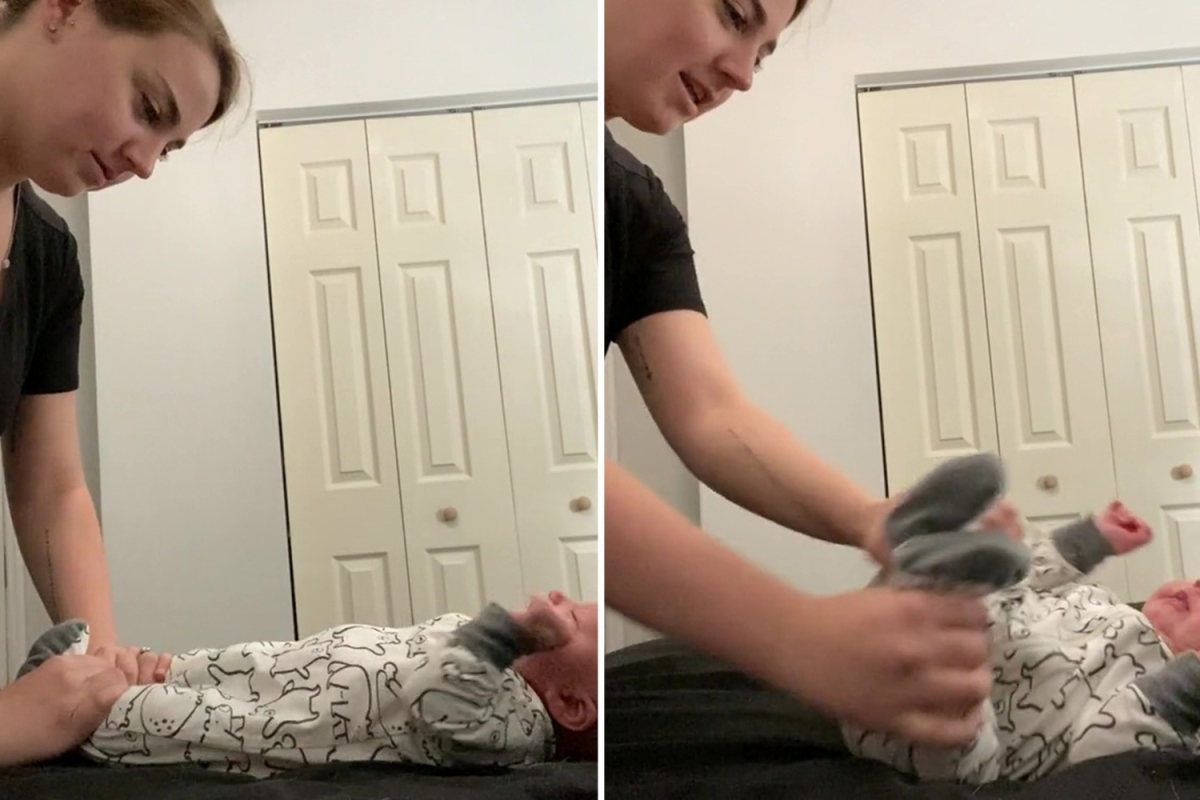 Mum shares a super-easy technique on how to get your baby to fart when they have painful gas