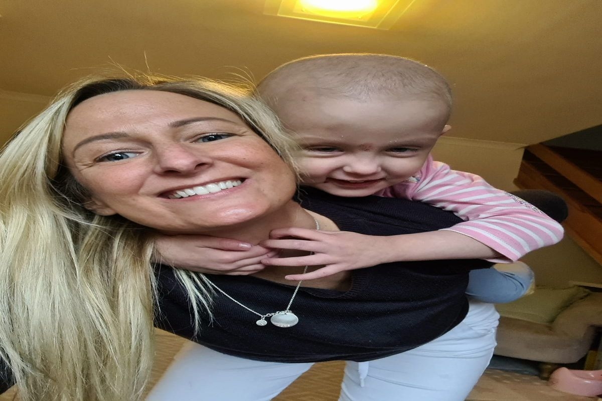 My little girl slipped away in my lap after bruises turned out to be rare cancer