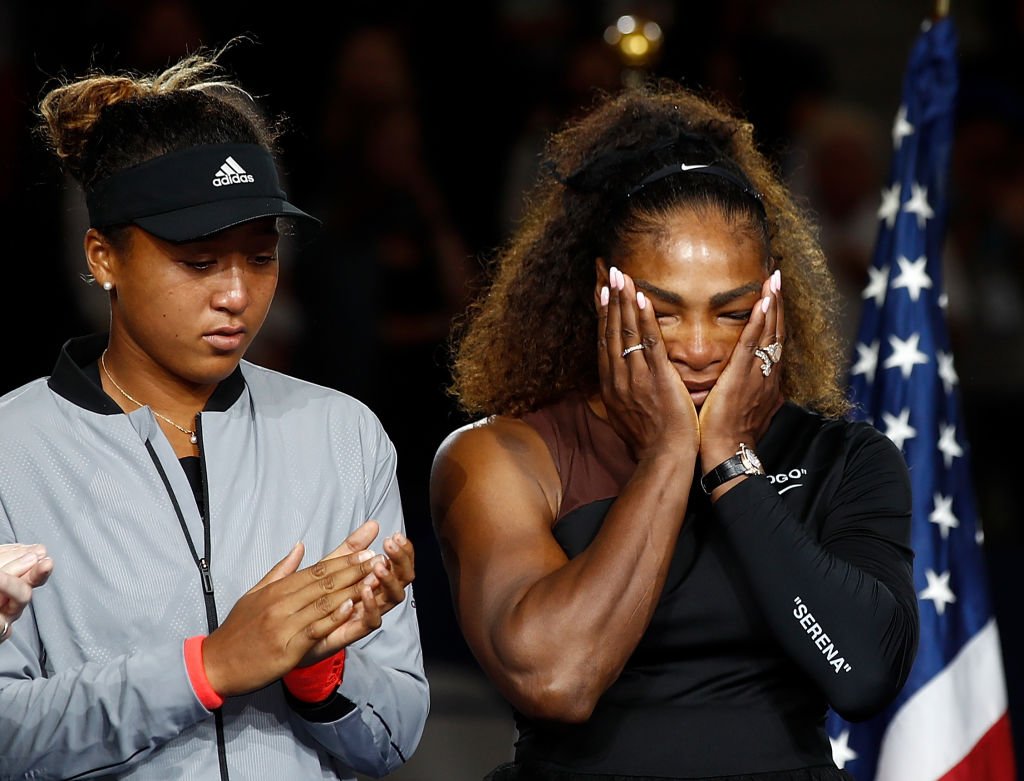 Naomi Osaka alongside Serena Williams at the 2018 US Open at the USTA Billie Jean King National Tennis Center on September 8, 2018. | Photo: Getty Images