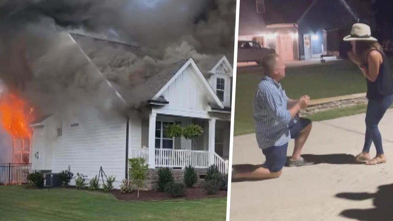 North Carolina Couple’s House Fire Ends in Marriage Proposal After Engagement Ring Is Pulled From Ashes