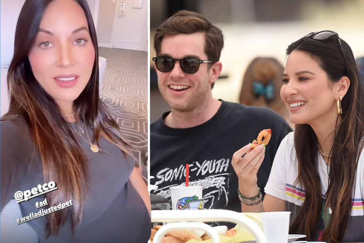 Olivia Munn shows off her baby bump in clip after confirming she’s pregnant with John Mulaney’s baby despite his divorce