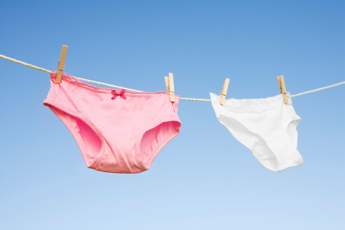 One in five women wear their underwear for DAYS raising the risk of nasty bugs