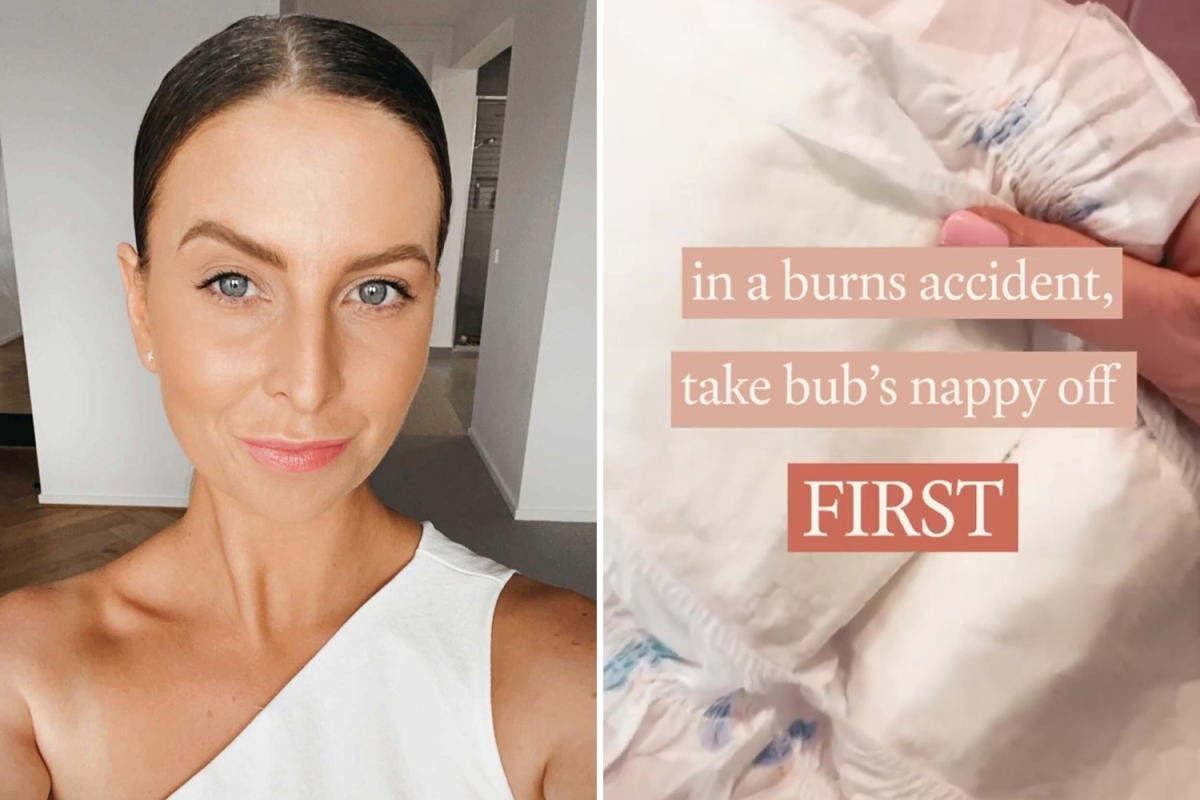 Paramedic issues warning as to why you should ALWAYS take your baby’s nappy off first if burnt by hot water