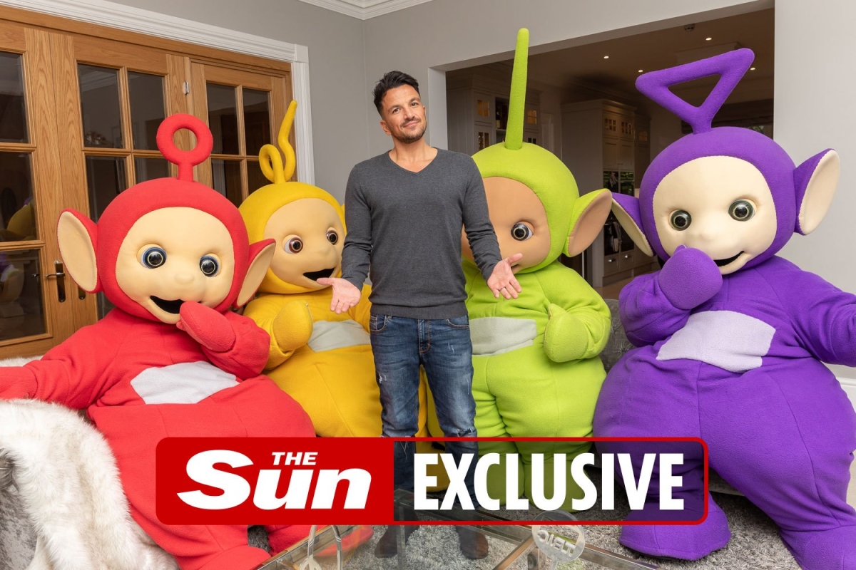 Peter Andre launches Teletubbies as band manager as they take on Coldplay with 25th anniversary comeback singles & album