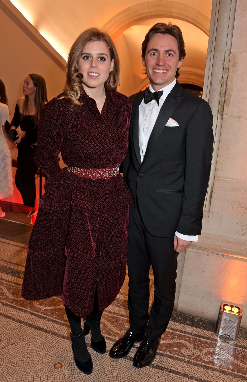 Princess Beatrice and Edoardo Mapelli Mozzi at The Portrait Gala held at the National Portrait Gallery on March 12, 2019, in London, England | Photo: Getty Images