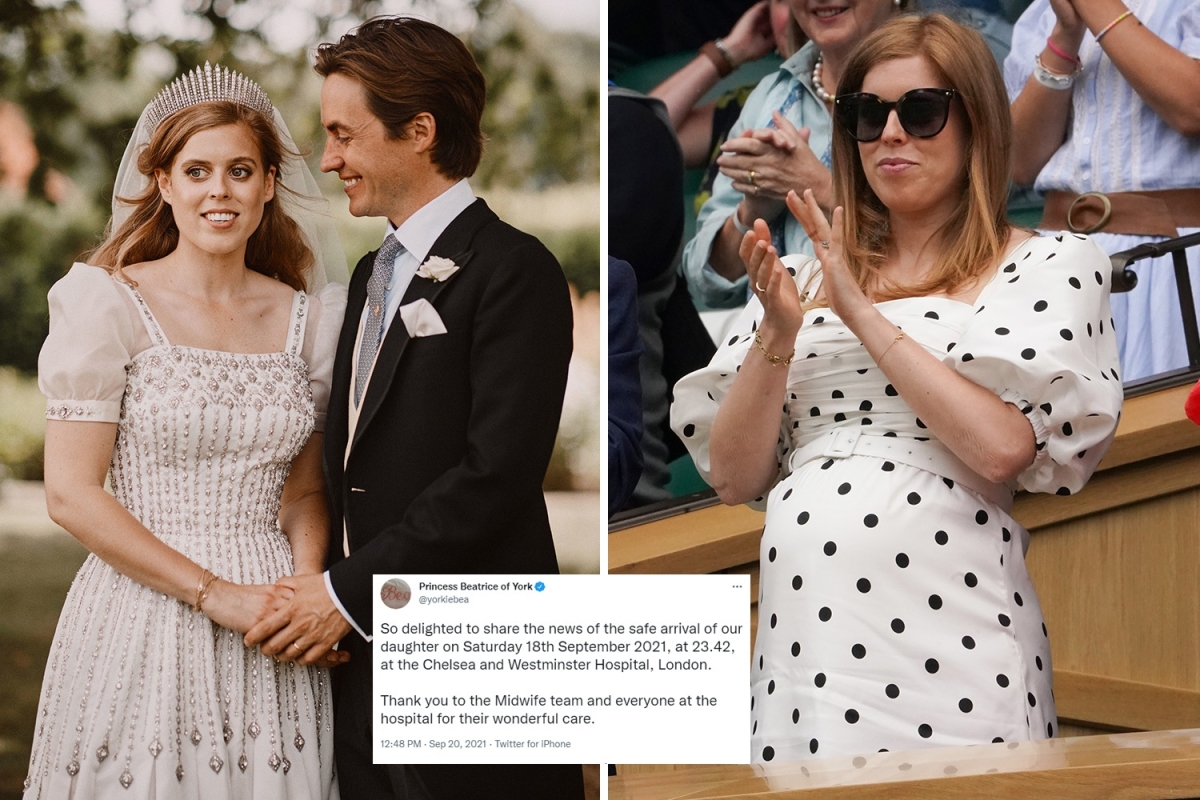 Princess Beatrice gives birth to baby GIRL as she & husband gush ‘we’re delighted’ to announce arrival of 6.2lb daughter