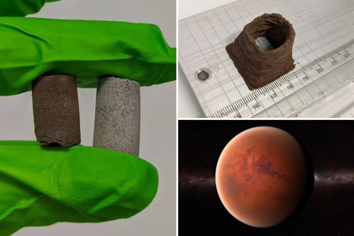 Scientists create ‘concrete’ using blood, sweat and tears of astronauts in breakthrough for construction on Mars