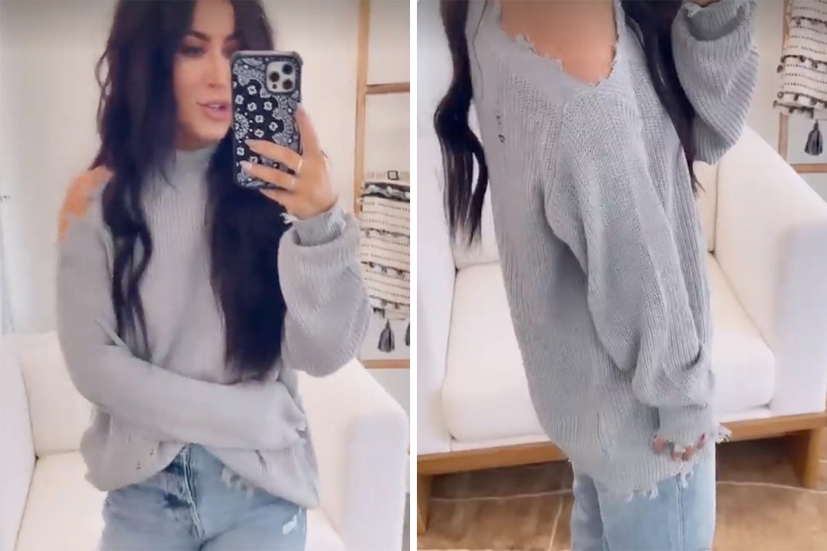 Teen Mom Chelsea Houska ripped for ‘hideous’ style as fans bash her shirts for looking like they were ‘mauled by a goat’