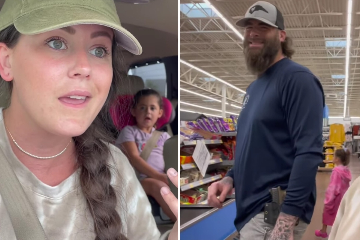 Teen Mom Jenelle Evans’ husband David Eason brings GUN to Walmart before crashing car with daughter Ensley, 4, in it