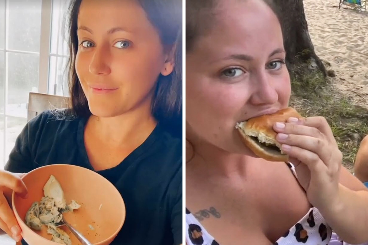 Teen Mom Jenelle Evans insists she’s eating healthy and shows off avocado breakfast after chowing down on burgers