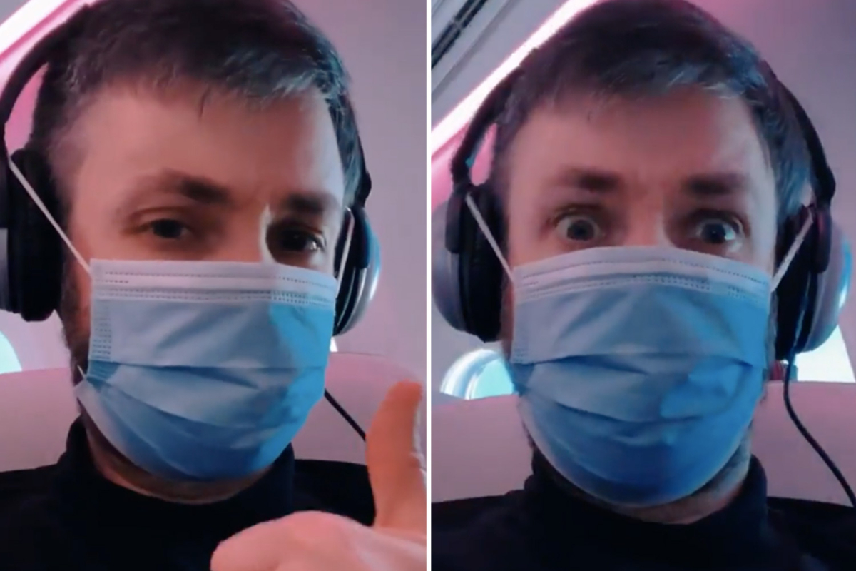 The clever face mask hack to stop it hurting when flying, according to travel experts
