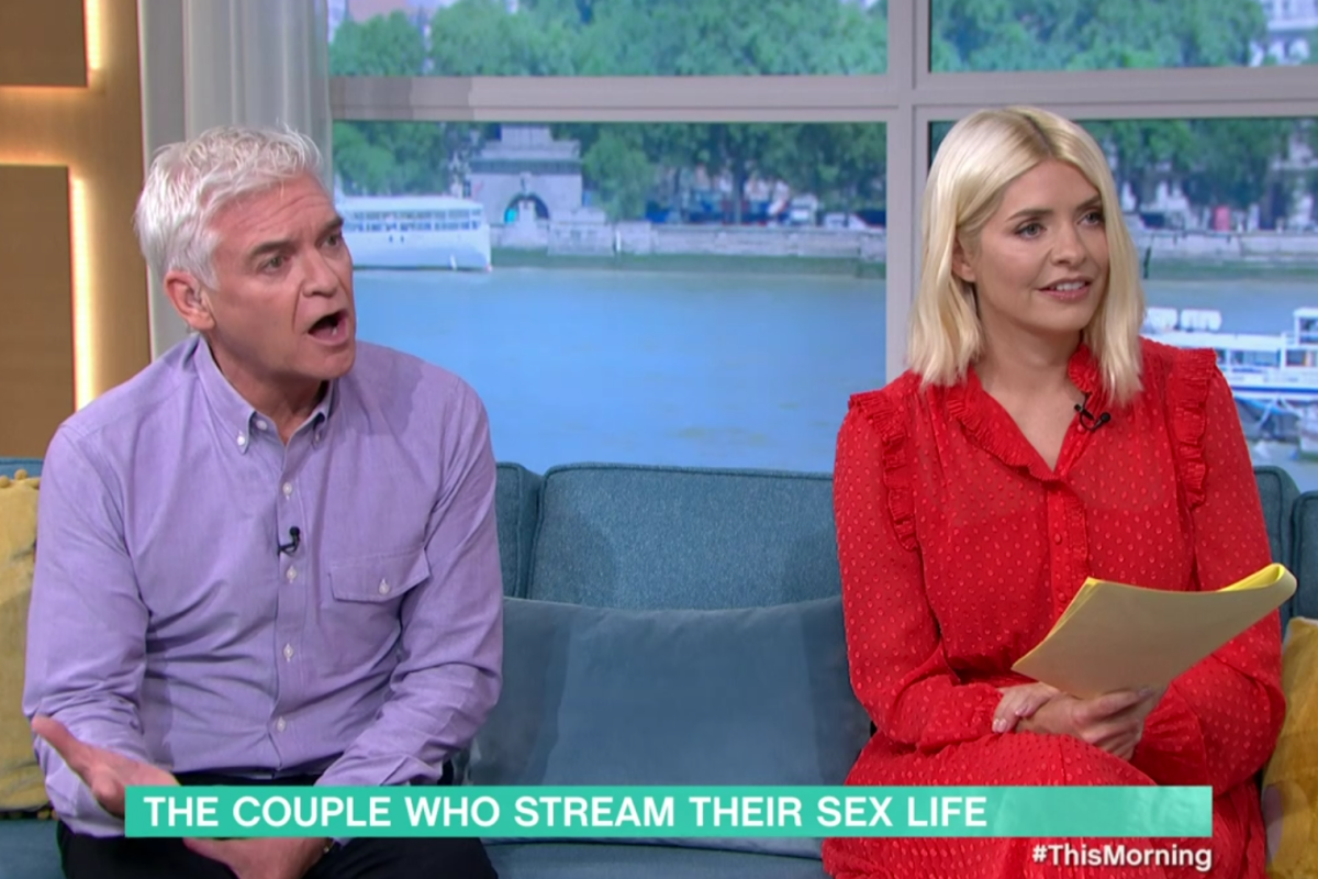This Morning viewers shocked as Phil and Holly interview couple who charge fans to watch them having sex