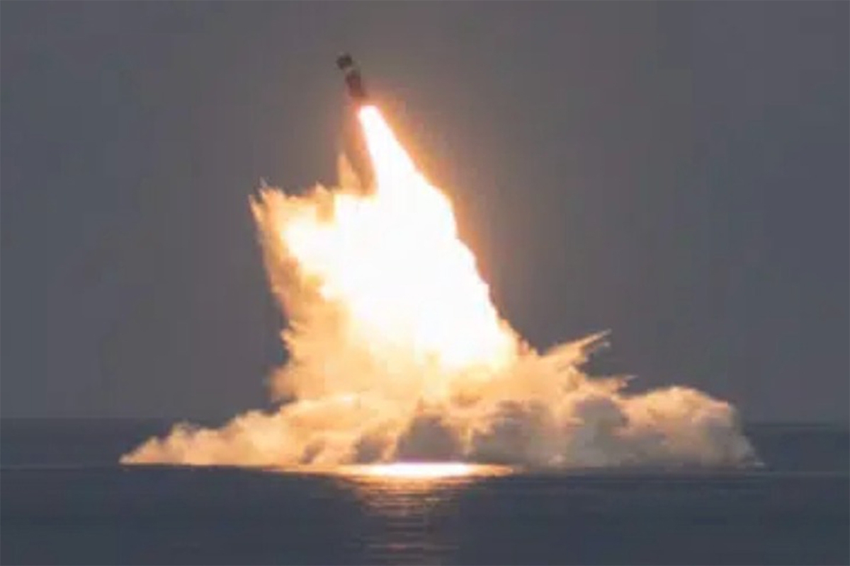 US submarine launches Trident II nuclear missiles in stunning show of strength after China’s latest threats