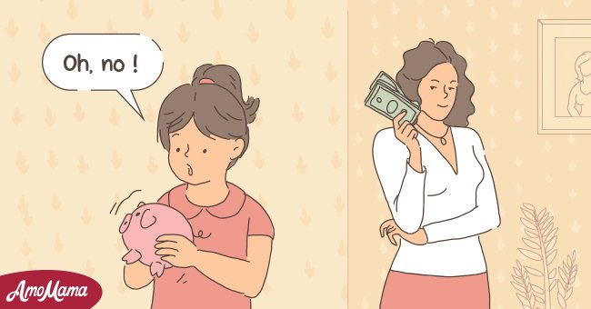 A woman starts a debate by asking if it’s okay to take money from a child’s savings account.