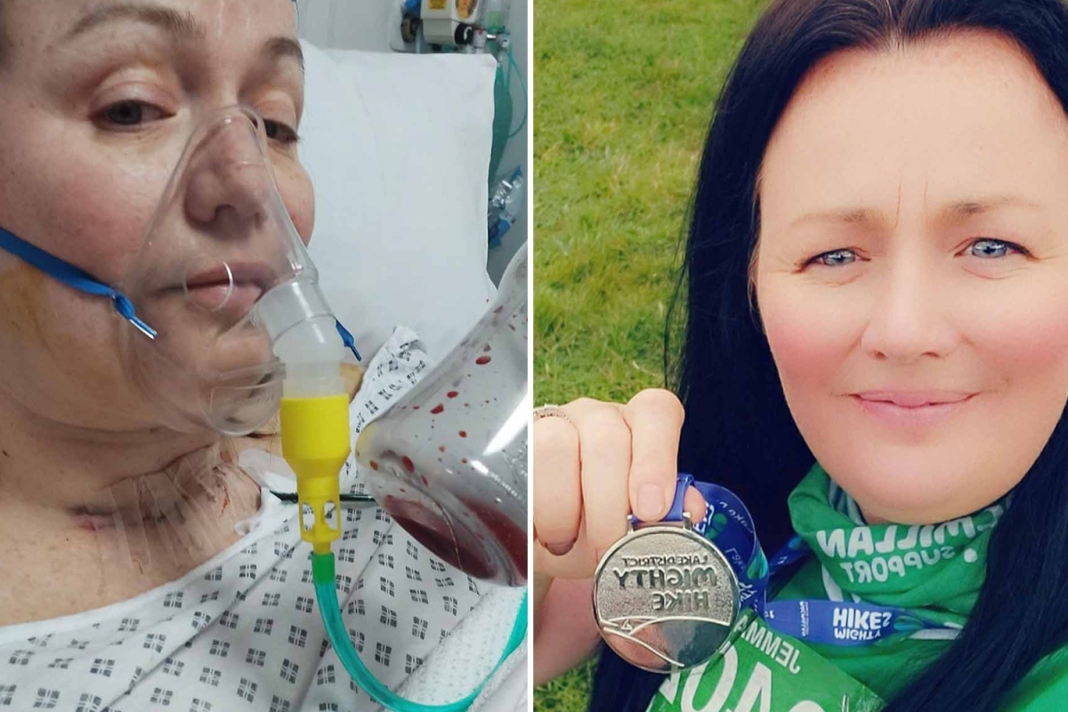Woman who thought her sore throat was long Covid turned out to have TWO cancers