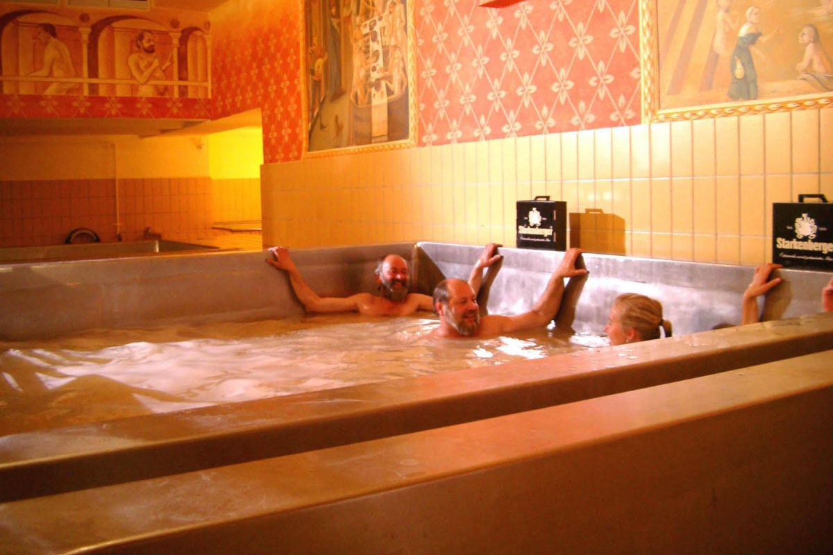 You can visit a brewery which even has beer-filled SWIMMING POOLS