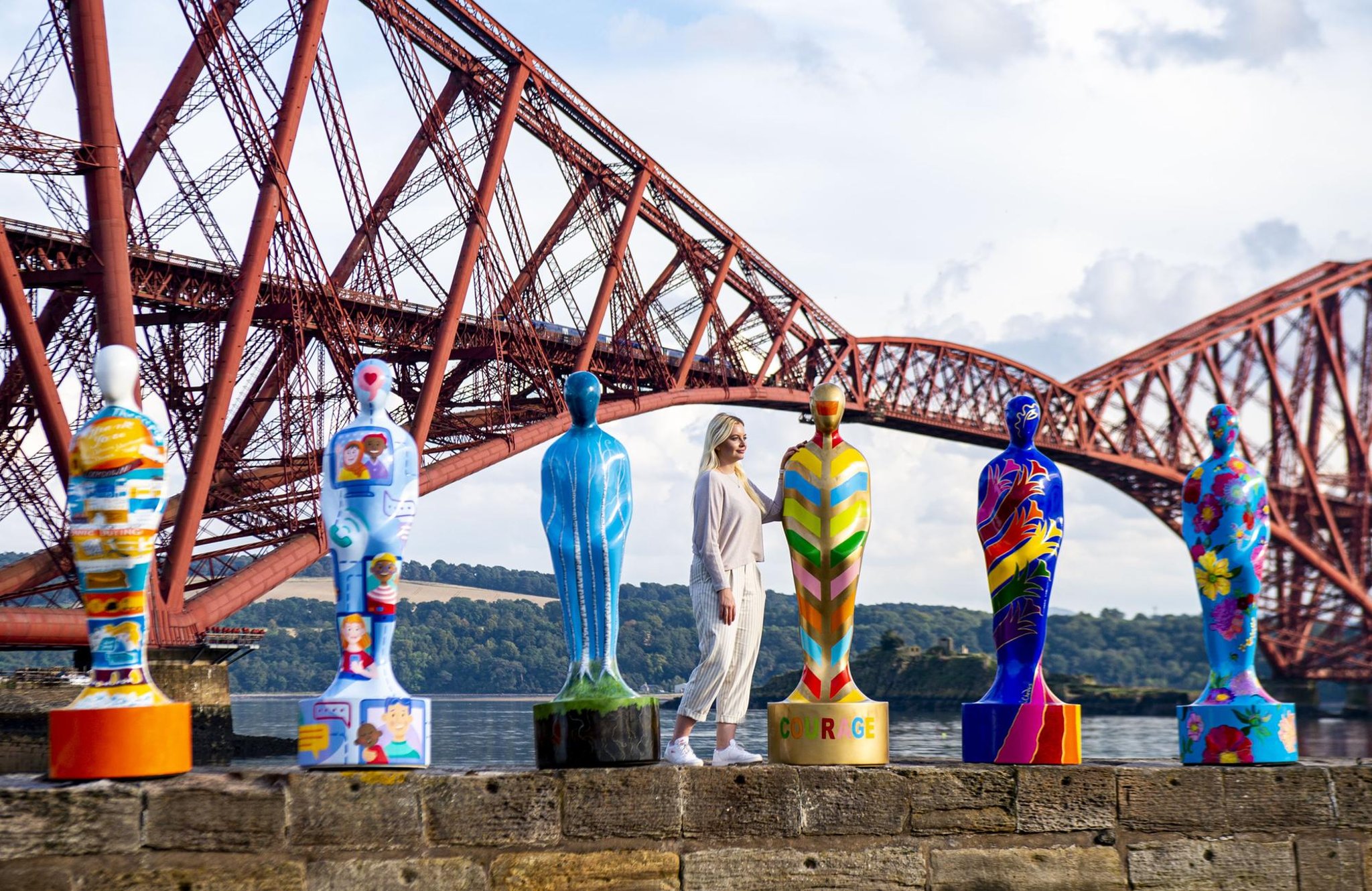 Edinburgh Sculptures to Thank Key Workers Spotted on tour Ahead of Exhibition!