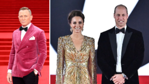 The Duke and Duchess of Cambridge Attend The World Premiere Of James Bond Movie "No Time To Die"