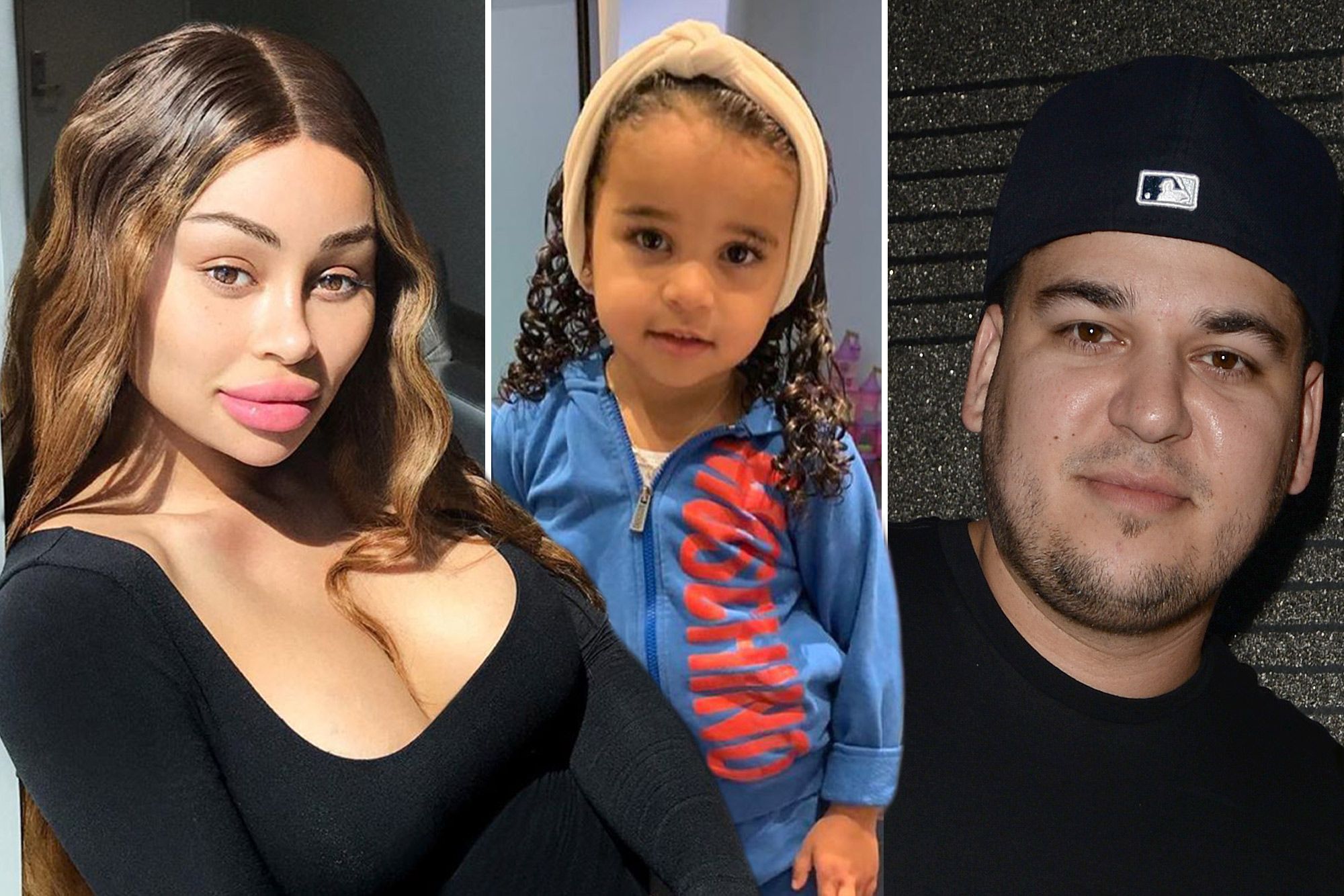 Rob Kardashian Daughter Dream Posing with Mom Blac Chyna – Fans Are Divided