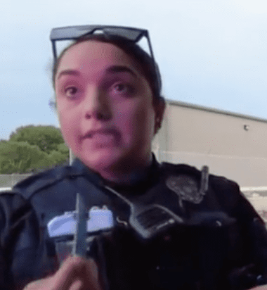 Police Officer Rebukes Driver For Not Having Texas License!!