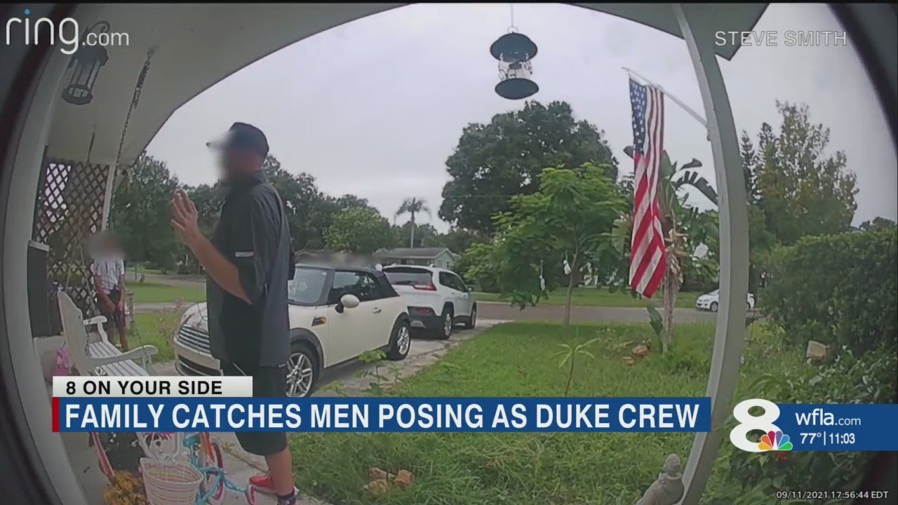 Family Catches Men on Camera Claiming to Be Energy Crew and a Quick Thinking Saved them From Possible life-threatening encounter