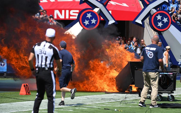1 Injured During Horrifying Fire Accident At NFL Stadium