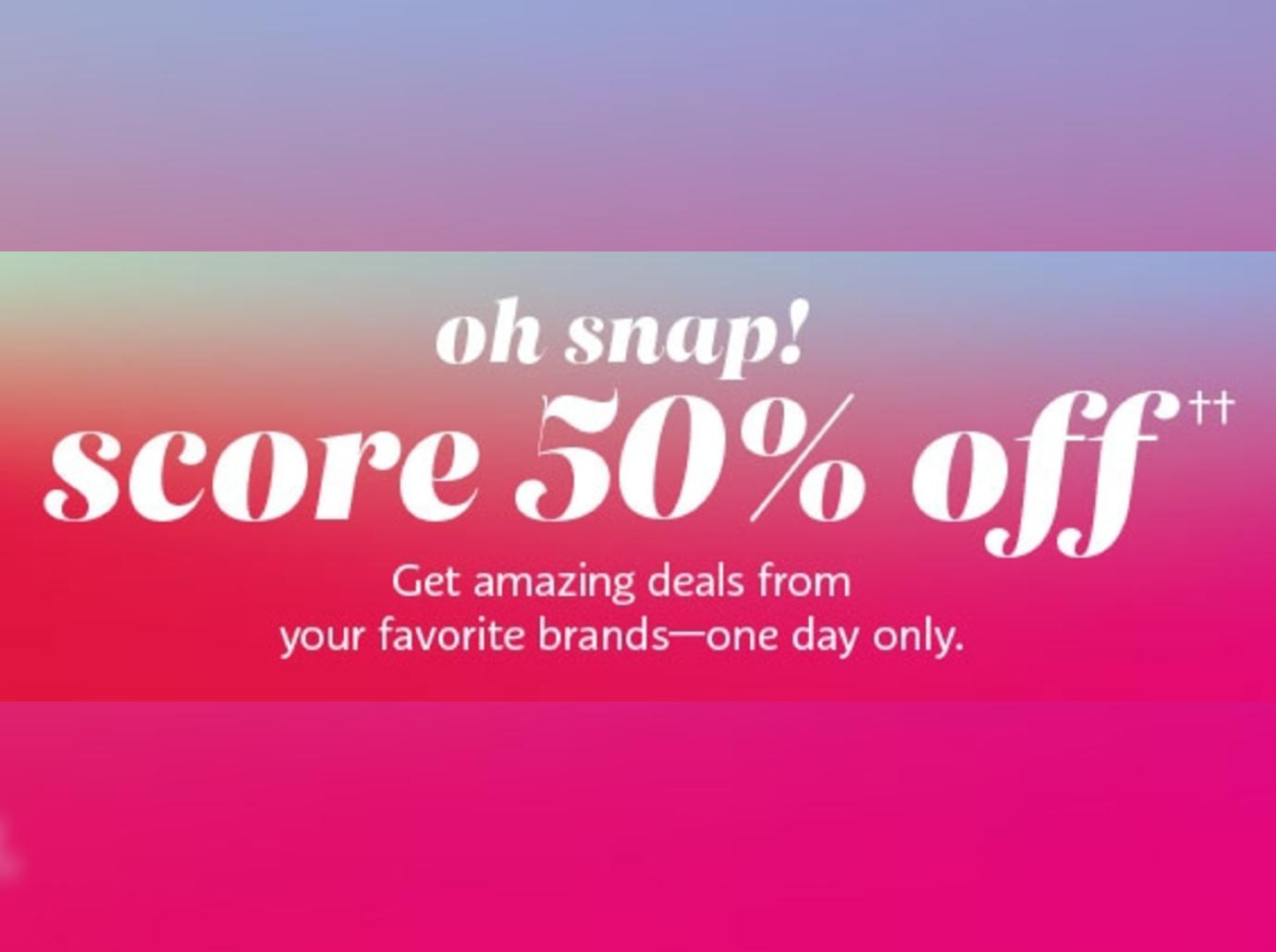 50% Off Sephora’s Oh Snap! Sale Cosmetics & Dermalogica Limited Time! Where to Get It?