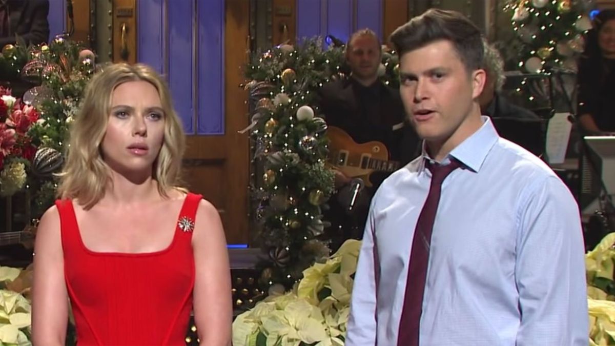 Colin Jost and Scarlett Johansson christened their son Cosmo. But SNL Star says Mom wasn’t having It.