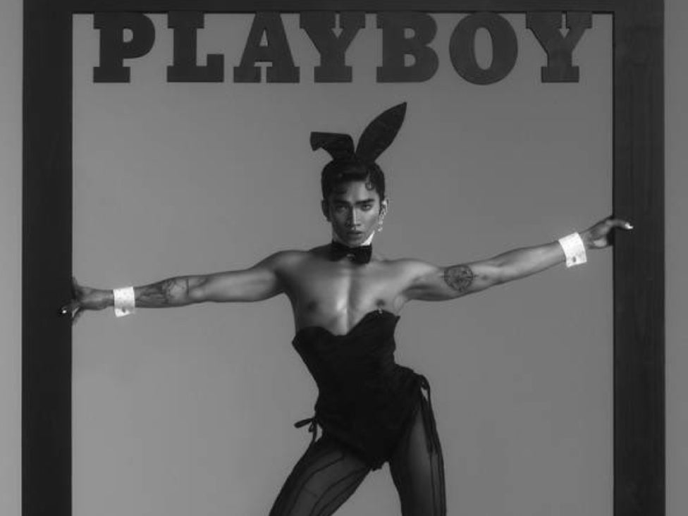 Playboy makes history by featuring gay man wearing iconic bunny outfit on cover