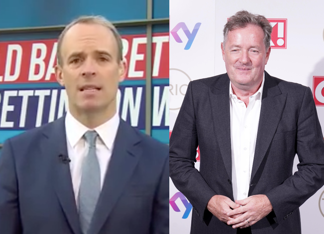 Dominic Raab’s misunderstanding of misogyny was so bad even Piers Morgan called it out