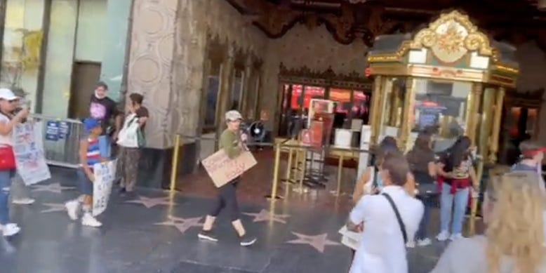 Homeless Man Calls Out Anti-Vax Protester in LA