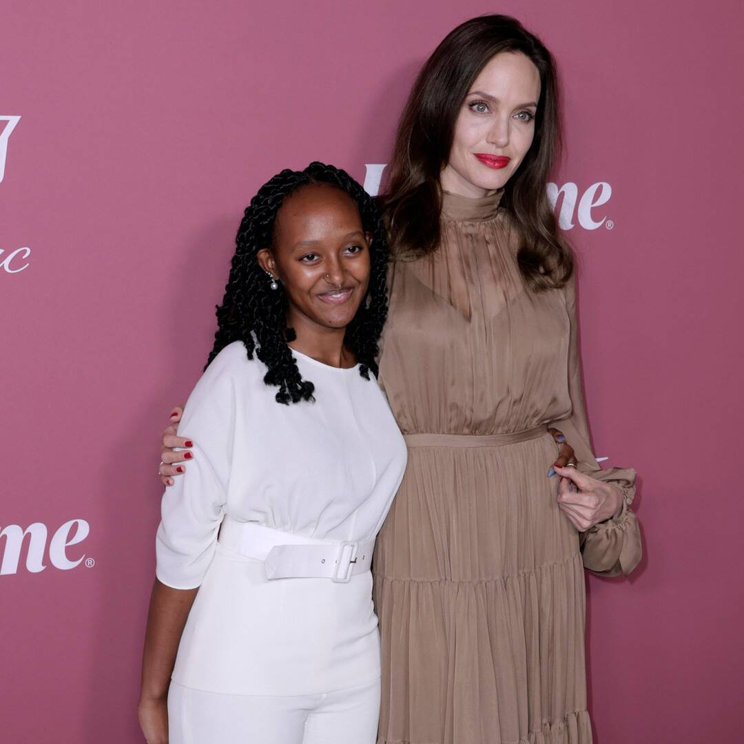 Angelina Jolie Shares Sweet Moment With Daughter Zahara on Red Carpet