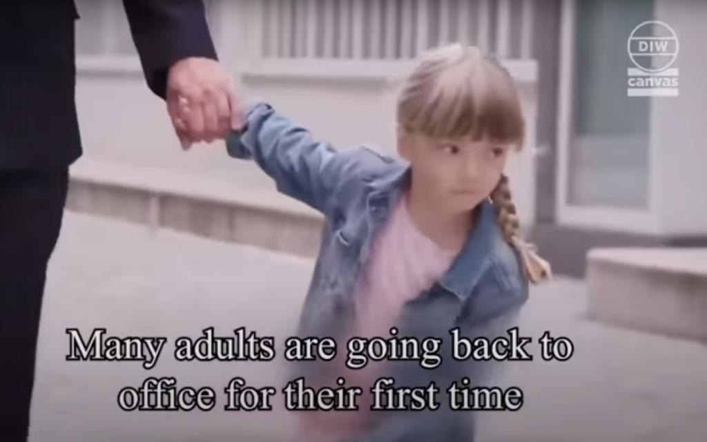 A comedy sketch from Belgium hilariously shows why adults are so reluctant about going back to work.