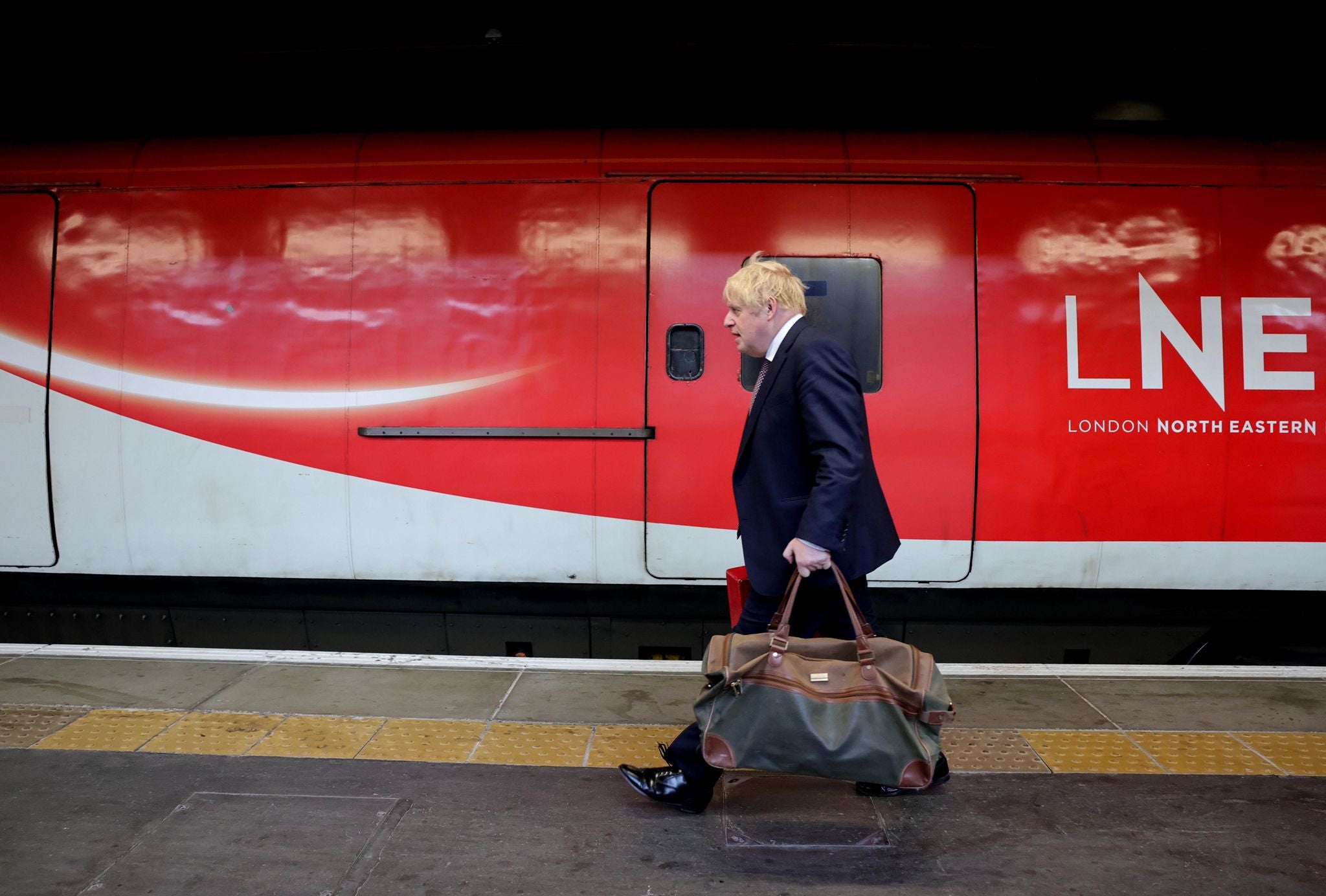Did Boris Johnson actually get on the wrong train to Manchester to the Tory Party conference?