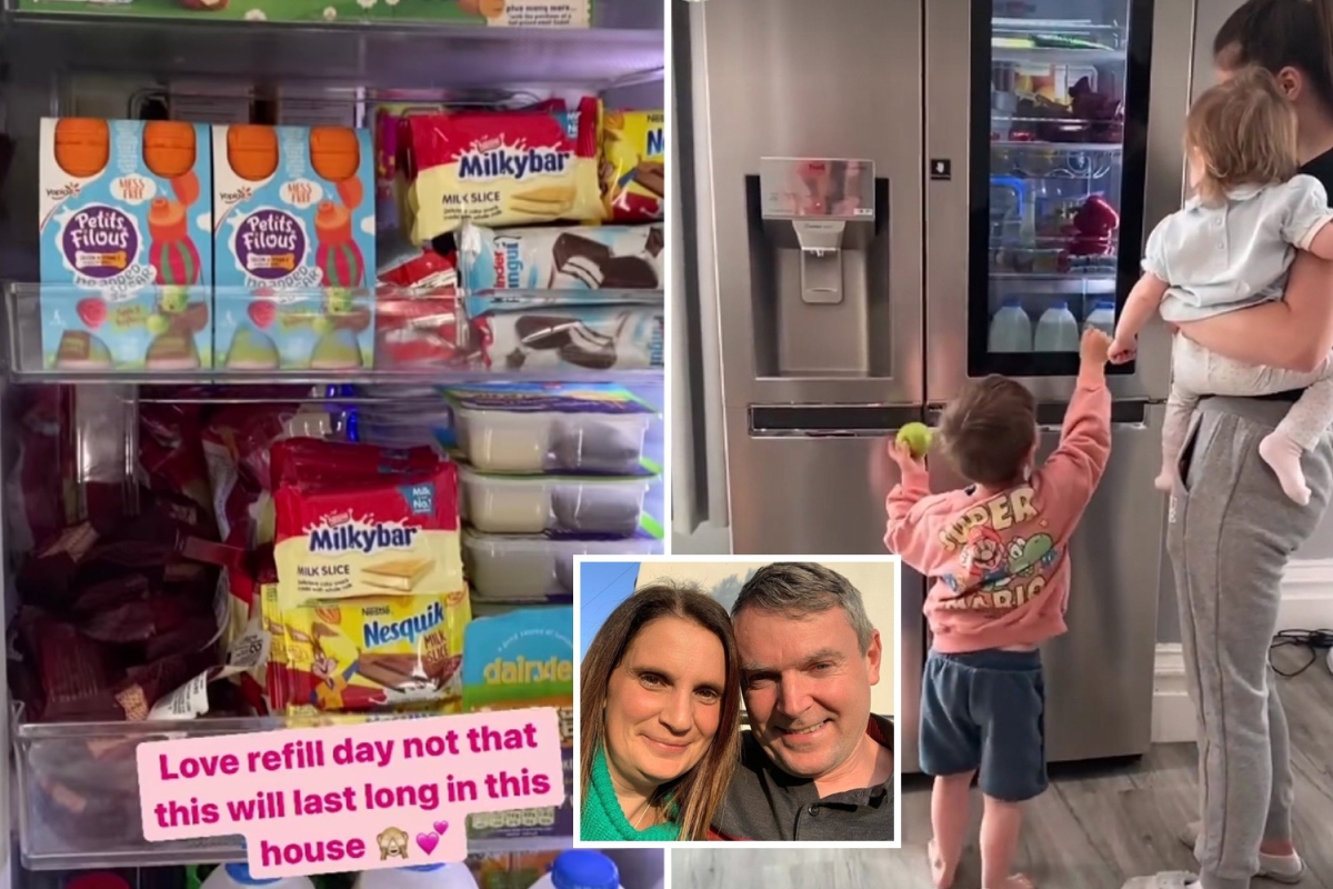 Mum of Britain’s biggest family Sue Radford shows off immaculate fridge for her 22 kids, including 24 pints of milk