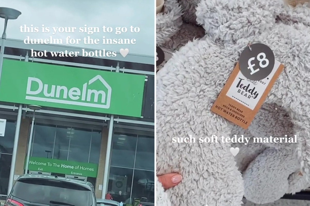 People are raving about Dunelm’s £8 teddy fleece hot water bottle