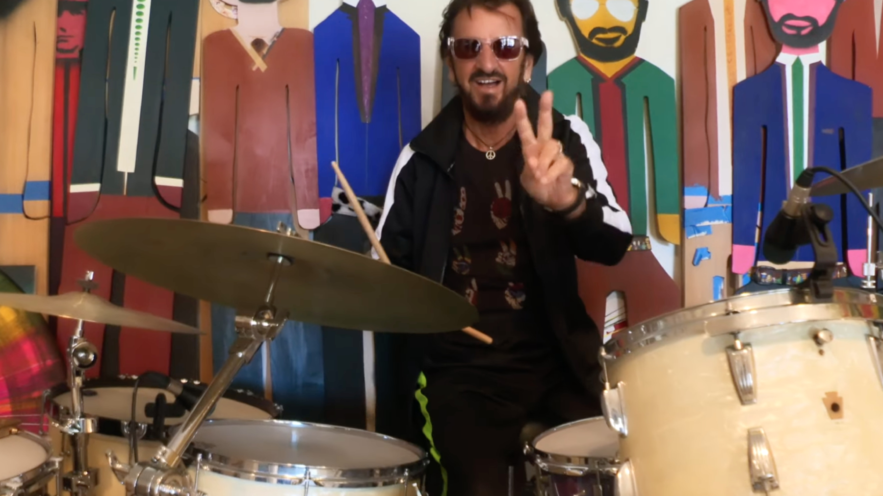 Ringo Starr Leads a Cadre of Drummers in New ‘Come Together’ Cover