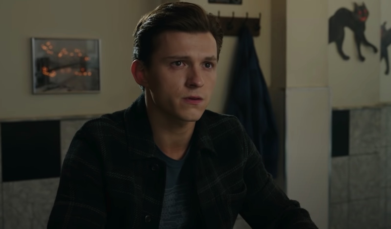 Peter Parker (Tom Holland) in the Spider-Man: No Way Home trailer