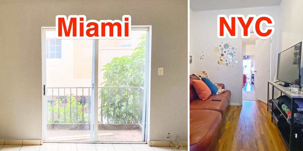 What you can get for $1,700 in NYC vs. Miami Apartment Rentals