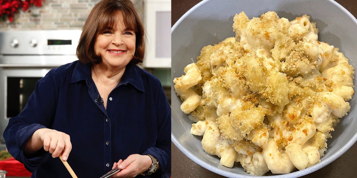 I made Ina Garten’s Mac and cheese, and it’s perfect for Thanksgiving