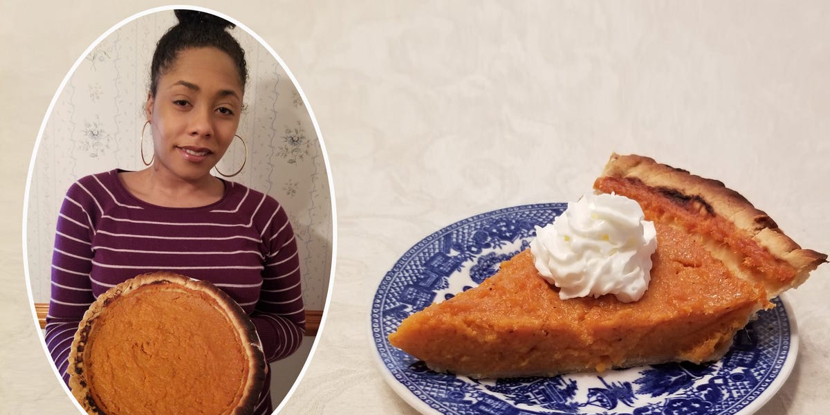 My Dad’s Sweet Potato Pie Recipe was perfect for Thanksgiving.