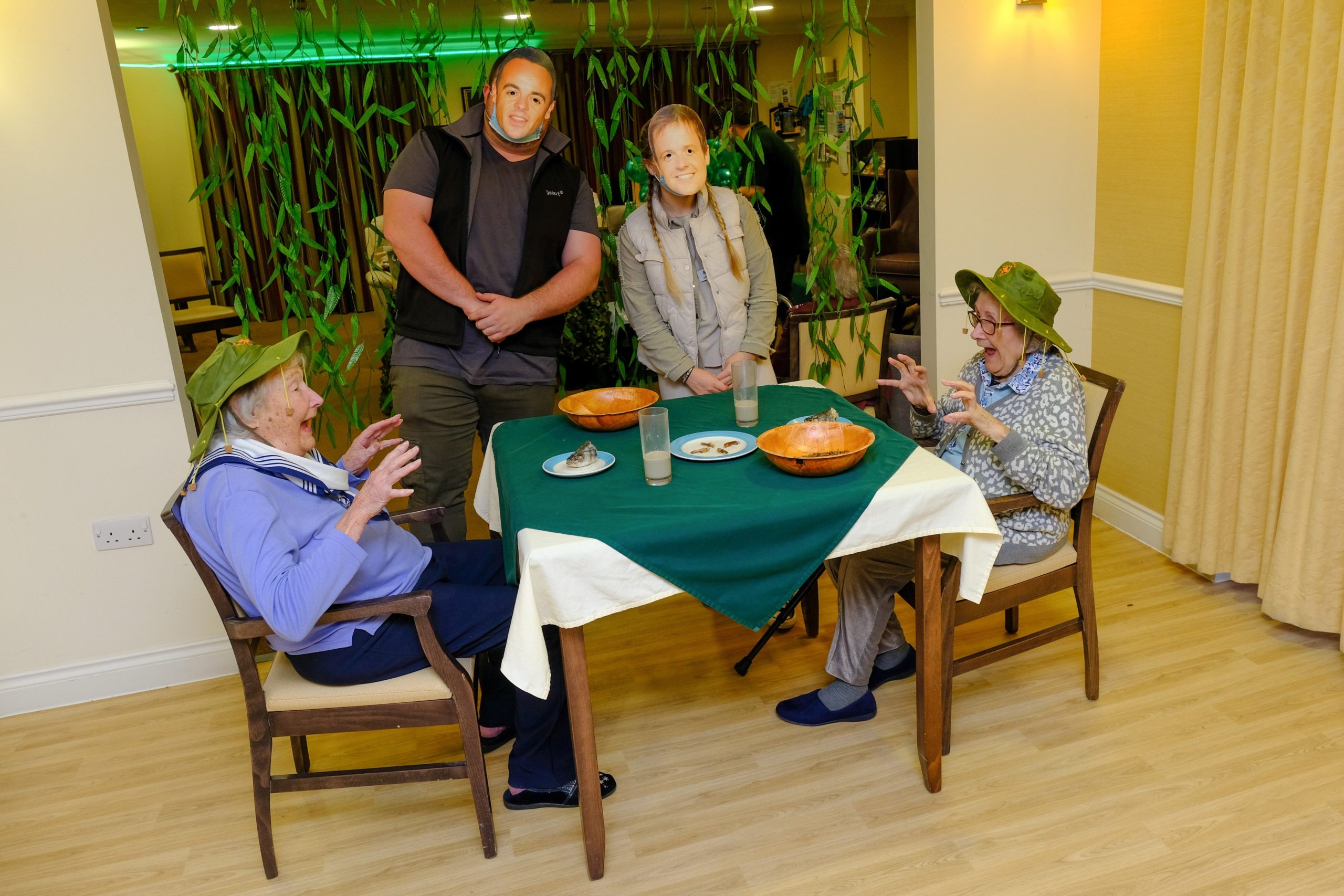 Pensioners take on their own I’m A Celebrity… bushtucker trials in care home