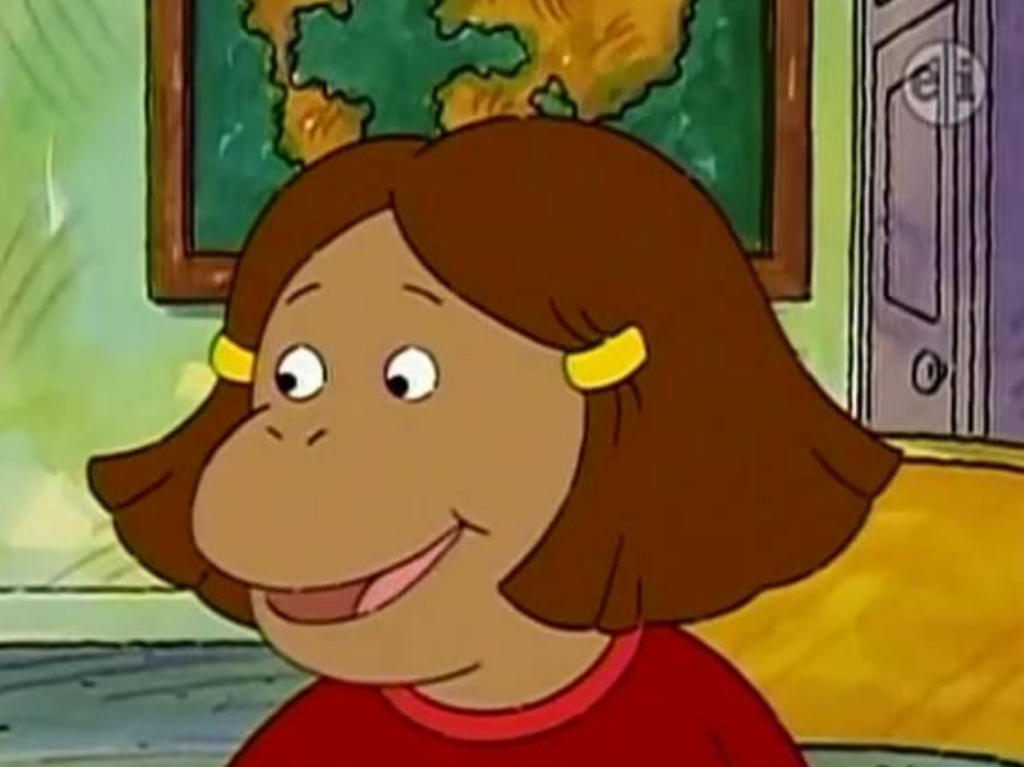 Francine Frensky is a anthromorphic monkey on the show Arthur