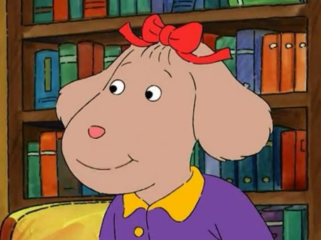 Fern Walters is a dog on the show Arthur