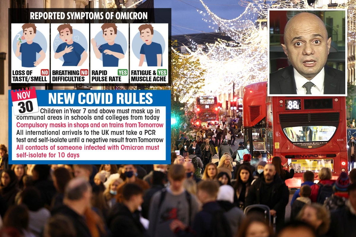 Three Omicron cases in the UK and 225 more are ‘likely’, but new rules “won’t ruin Christmas.”