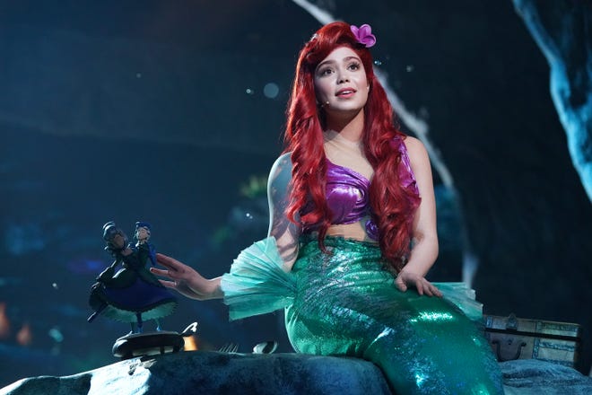Auli'i Cravalho as Ariel in "The Little Mermaid Live!"