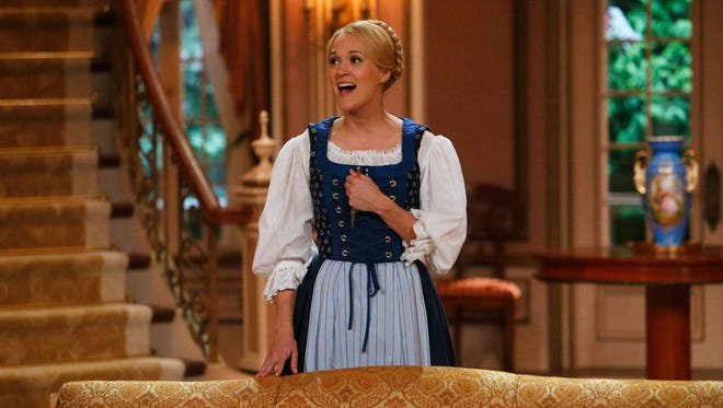 Carrie Underwood as Maria in NBC's 'The Sound of Music Live,' which started the recent live-musical trend.